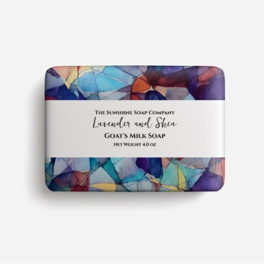 Soap Wrapping Sheet - abstract stained glass Flyer
