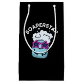 Soaperstar Funny Soap Pun Dark BG Klein Cadeauzakje (Voorkant)