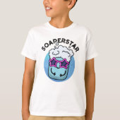 Soaperstar Funny Superstar Soap Pun T-shirt (Voorkant)