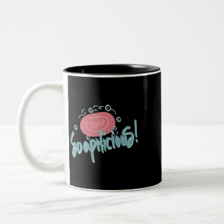 Soapilicious zeep maken ironische offerte crafting tweekleurige koffiemok