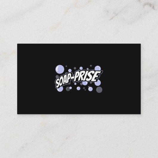 SoapPrise Handmade Craft Fair Zeep Maken Visitekaartje (Achterkant)