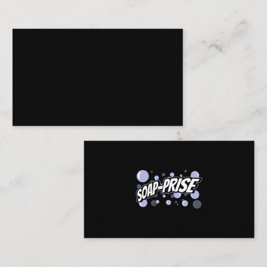 SoapPrise Handmade Craft Fair Zeep Maken Visitekaartje (Voorkant / Achterkant)