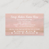 Soaps Rustic Flowers Visitekaartje (Achterkant)