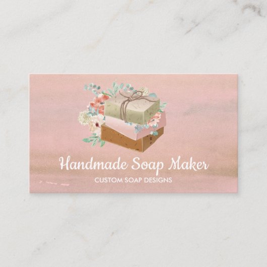 Soaps Rustic Flowers Visitekaartje (Voorkant)