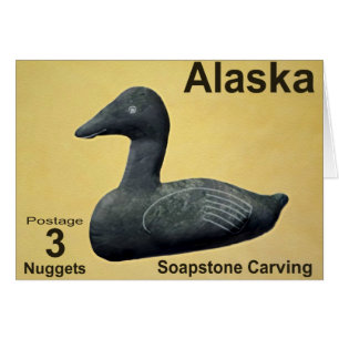 Soapstone Eider - Alaska Postage