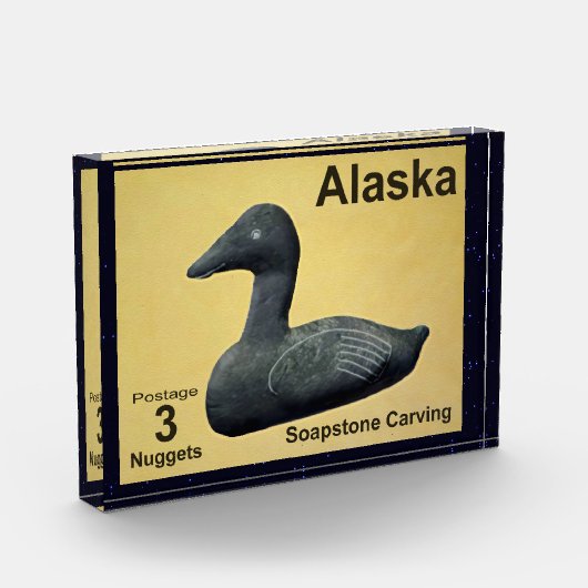 Soapstone Eider - Alaska Postage Fotoblokken (Links)