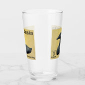 Soapstone Eider - Alaska Postage Glas (Rechts)