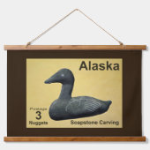 Soapstone Eider Duck Hangend Wandkleed (Voorkant)