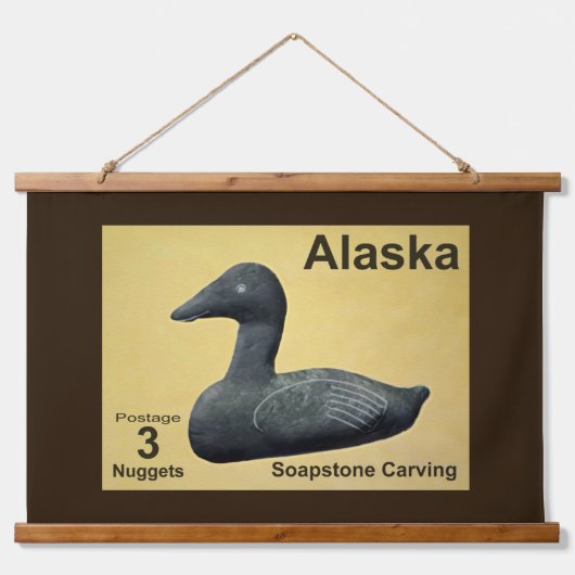 Soapstone Eider Duck Hangend Wandkleed (Voorkant)