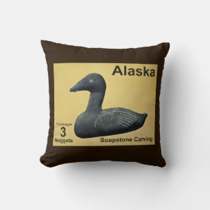 Soapstone Eider Duck Kussen