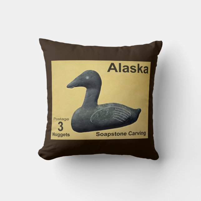 Soapstone Eider Duck Kussen (Voorkant)