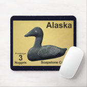 Soapstone Eider Duck Muismat (Met muis)
