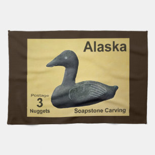 Soapstone Eider Duck Theedoek