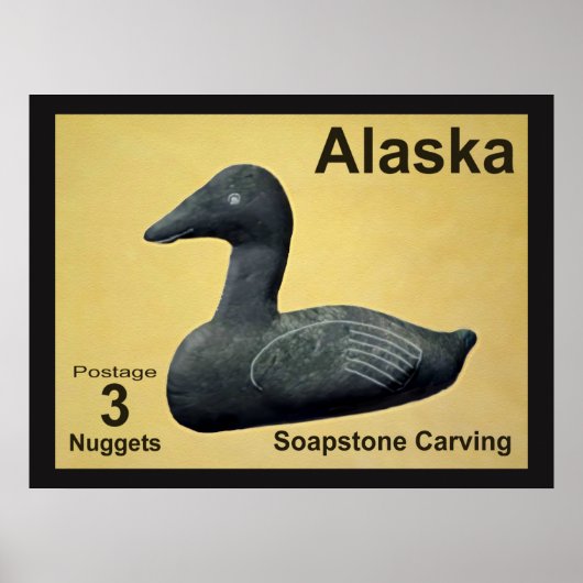 Soapstone Eider Poster (Voorkant)