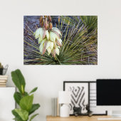 Soaptree Yucca Flowers in the Upper Missouri Poster (Thuiskantoor)