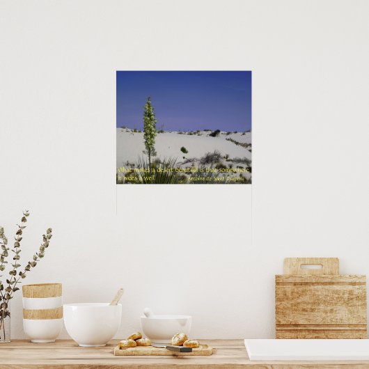 Soapweed Yucca Poster (Keuken)