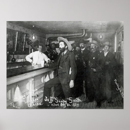 Soapy Smith's Saloon Bar Poster (Voorkant)