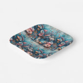 Soapy zee grappige vis inwoners papieren bordje (Gebogen)