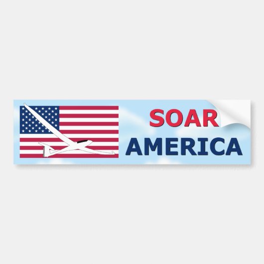 SOAR AMERICA BUMPERSTICKER (Voorkant)