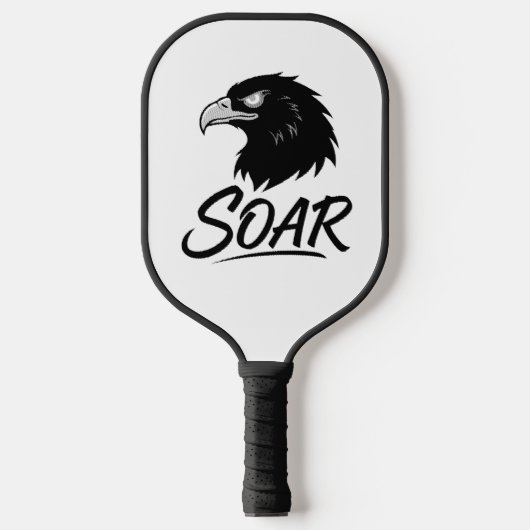 SOAR Black Hawk Pickleball Paddle (Voorkant)