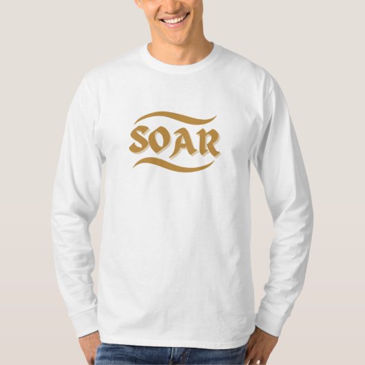 Soar Cross en vleugels T-shirt (Voorkant)