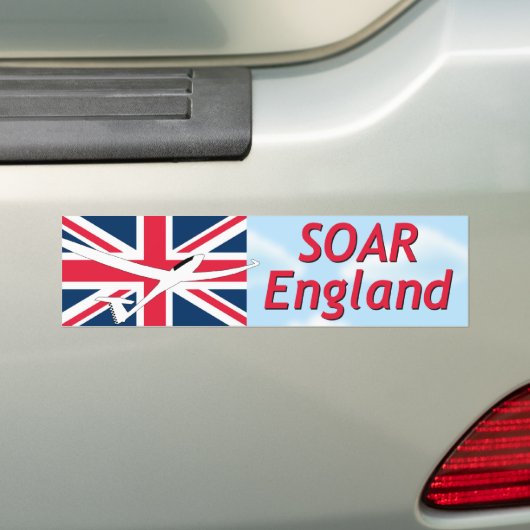 Soar England Bumpersticker (Op auto)