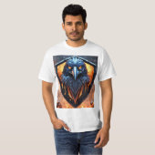 Soar Free: Kristal Eagle Wild Spirit: Ontketend T-shirt (Voorkant volledig)