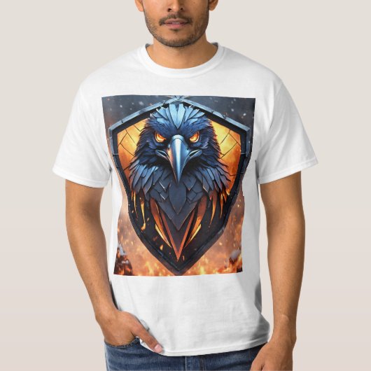 Soar Free: Kristal Eagle Wild Spirit: Ontketend T-shirt (Voorkant)