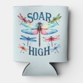 Soar High - Artistieke libel Blikjeskoeler (Voorkant)