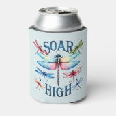 Soar High - Artistieke libel Blikjeskoeler (Blikje Achterkant)
