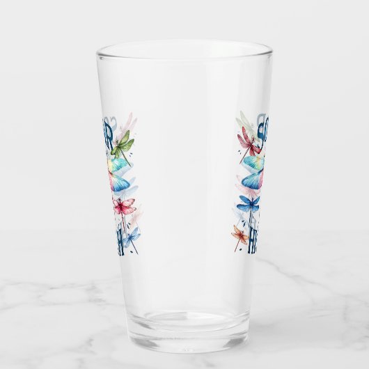 Soar High - Artistieke libel Glas (Rechts)