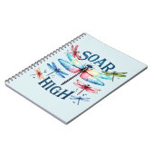 Soar High - Artistieke libel Notitieboek (Linkerzijde)