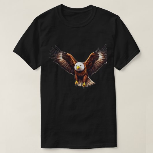 SOAR HIGH, BLIJF STERK - Bold Eagle Inspirerend T-shirt (Design voorkant)