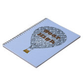 Soar High Mosaic Hot Air Ballon Inspirerend Notitieboek (Linkerzijde)