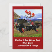 Soar like an Eagle Birthday Invite Kaart (Voorkant)