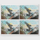 "Soar like wings on an Eagle"-omslagpapier Cadeaupapier (Vlak)