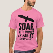 SOAR MET WINGS ALS ELGF, Christelijke T-Shirts (Voorkant)