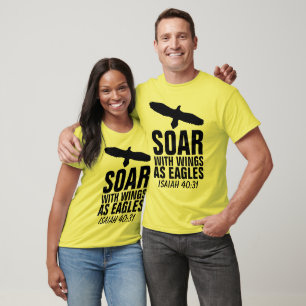 SOAR MET WINGS ALS ELGF, Christelijke T-Shirts