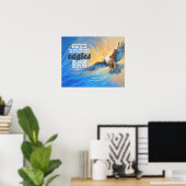 Soar on wings like eagles poster (Thuiskantoor)