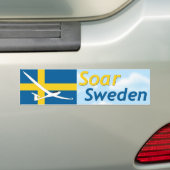 Soar Zweden Bumpersticker (Op auto)