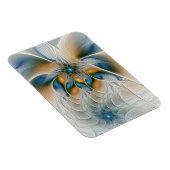 Soaring, Abstract Fantasy Fractal Art With Blue Magneet (Rechterzijde)
