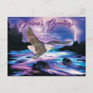 Soaring Bald Eagle Briefkaart