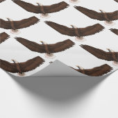 Soaring Bald Eagle Cadeaupapier (Hoek)