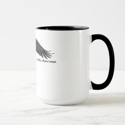 Soaring Bald Eagle - Coffee Mok (Rechts)