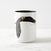 Soaring Bald Eagle - Coffee Mok (Midden)