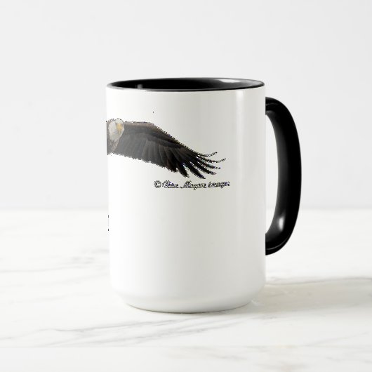 Soaring Bald Eagle - Coffee Mok (Voorkant rechts)