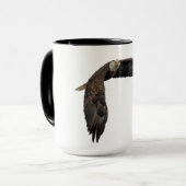 Soaring Bald Eagle - Coffee Mok (Voorkant links)