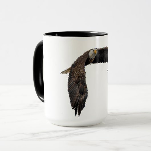 Soaring Bald Eagle - Coffee Mok (Voorkant links)