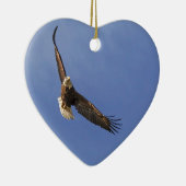 Soaring Bald Eagle Keramisch Ornament (Rechts)