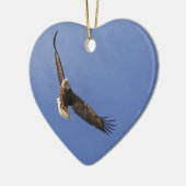 Soaring Bald Eagle Keramisch Ornament (Links)